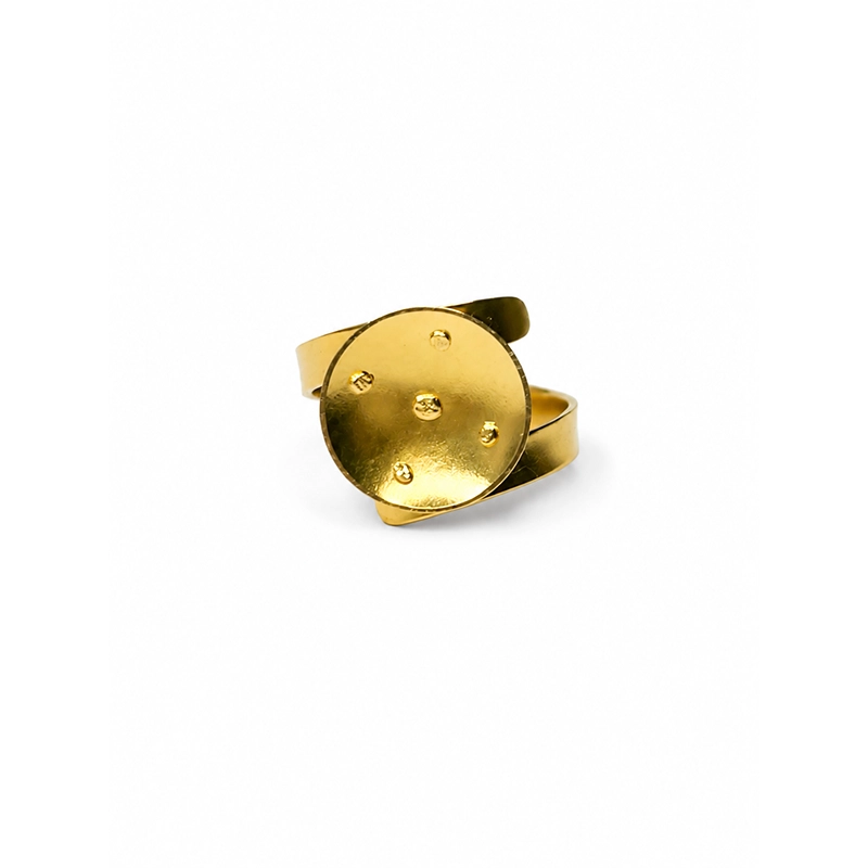 Bague "Bâtée Asymétrique", Or 18k