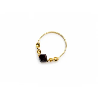 Alternative view of Bague "Torsade Royale", Or 18k et Grenat Facetté