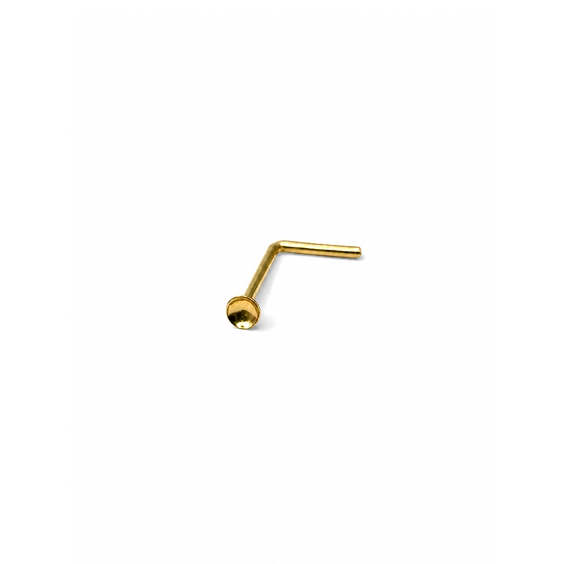 Piercing de Nez "Bâtée", Or 18k