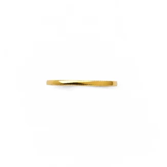 Alliance "Épure" – Anneau Simple, Or 18K