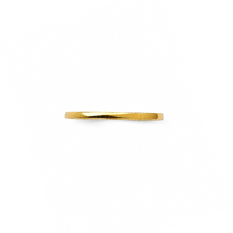 Alliance "Épure" – Anneau Simple, Or 18K