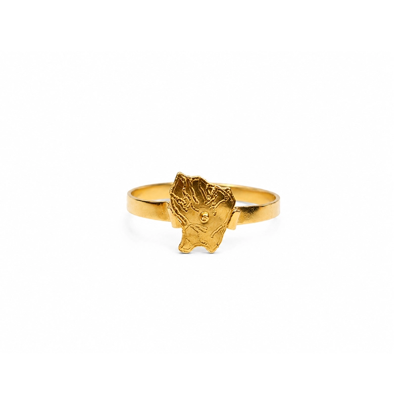 Bague "Solitaire Guyane" – Or 18K