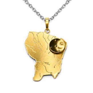 Pendentif "Horizons de Guyane", Or 18k
