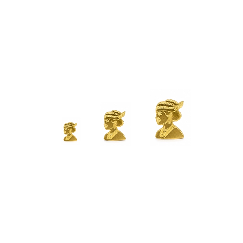 Boucles d’Oreilles "Cayennaise", Or 18k • Version Exclusive Atelier Rouge Carat