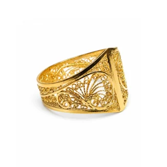 Bague d’Exception "Dentelle Filigrane" – Or 18 Carats (750/1000) • Haute Joaillerie Atelier Rouge Carat – Image 3