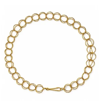 Bracelet "Maille Haïtienne" (24 cm) – Or 18K • Création Atelier Rouge Carat